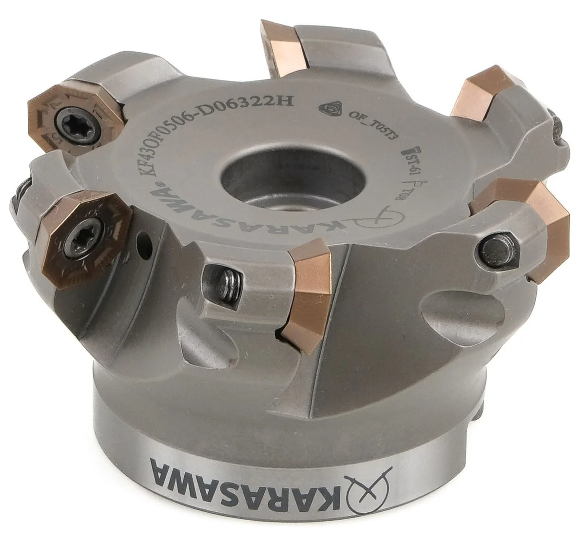 KARASAWA face mill KF43OF0506-D06322H with octagonal OFMT 05T3 inserts