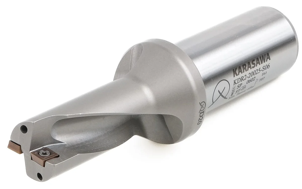 KARASAWA indexable drill KDR2-20025-S06, KDR-S series with square SPMK inserts