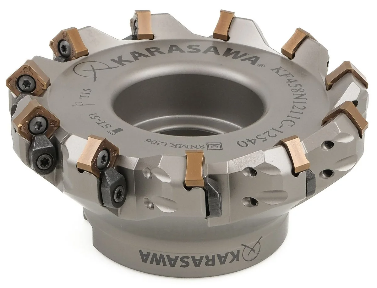 KARASAWA face mill KF458N1211C-12540 with octagonal double-sided 8NMK1206 inserts