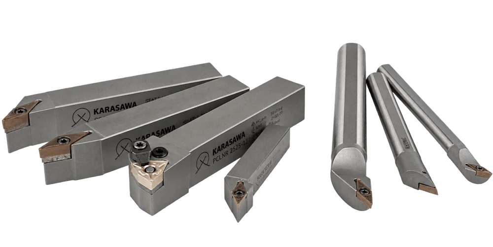 KARASAWA turning toolholders: tools with square shanks and boring bars with round shanks